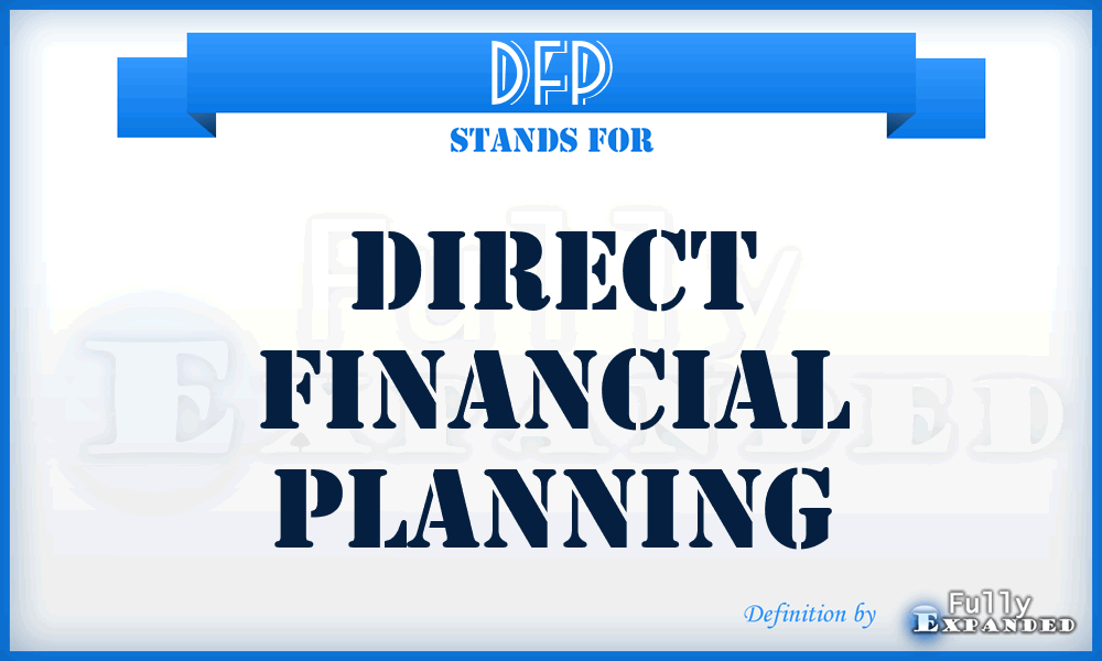 DFP - Direct Financial Planning