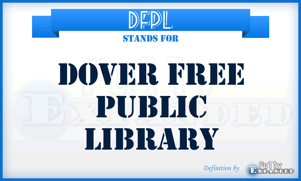 DFPL - Dover Free Public Library