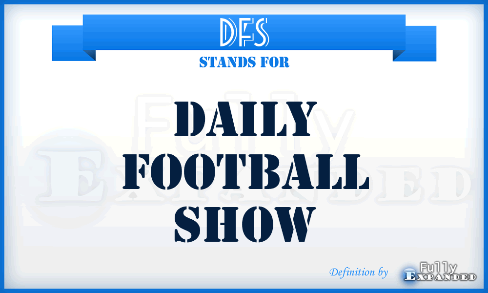 DFS - Daily Football Show