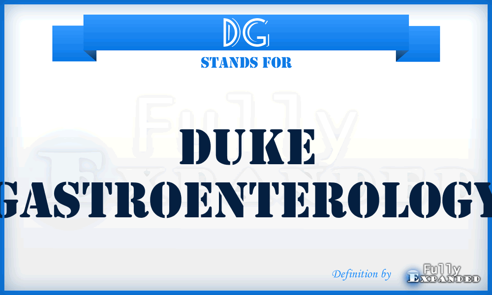 DG - Duke Gastroenterology