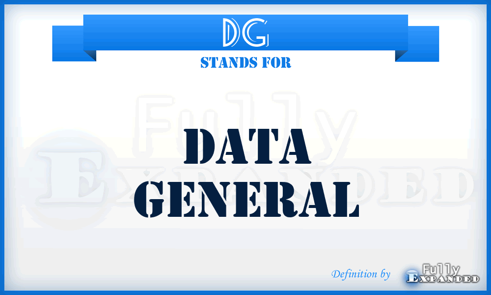 DG - Data General