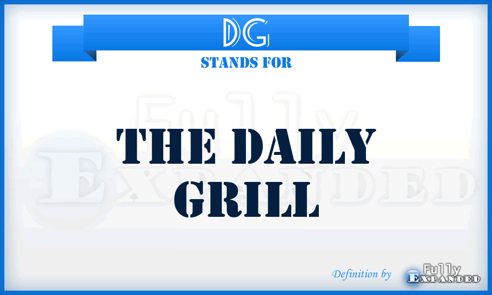 DG - The Daily Grill