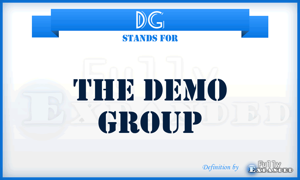 DG - The Demo Group