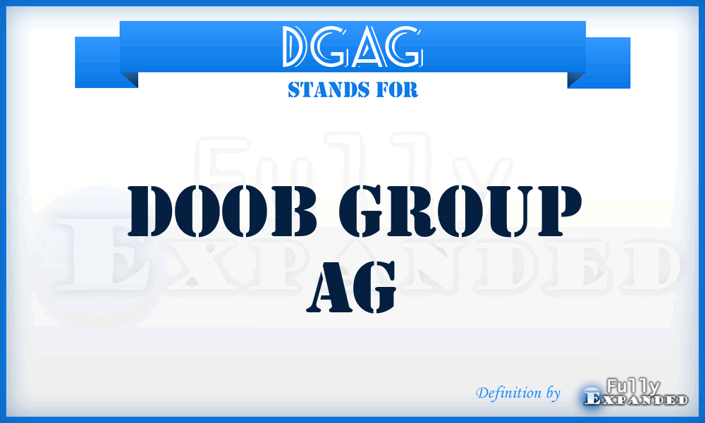 DGAG - Doob Group AG