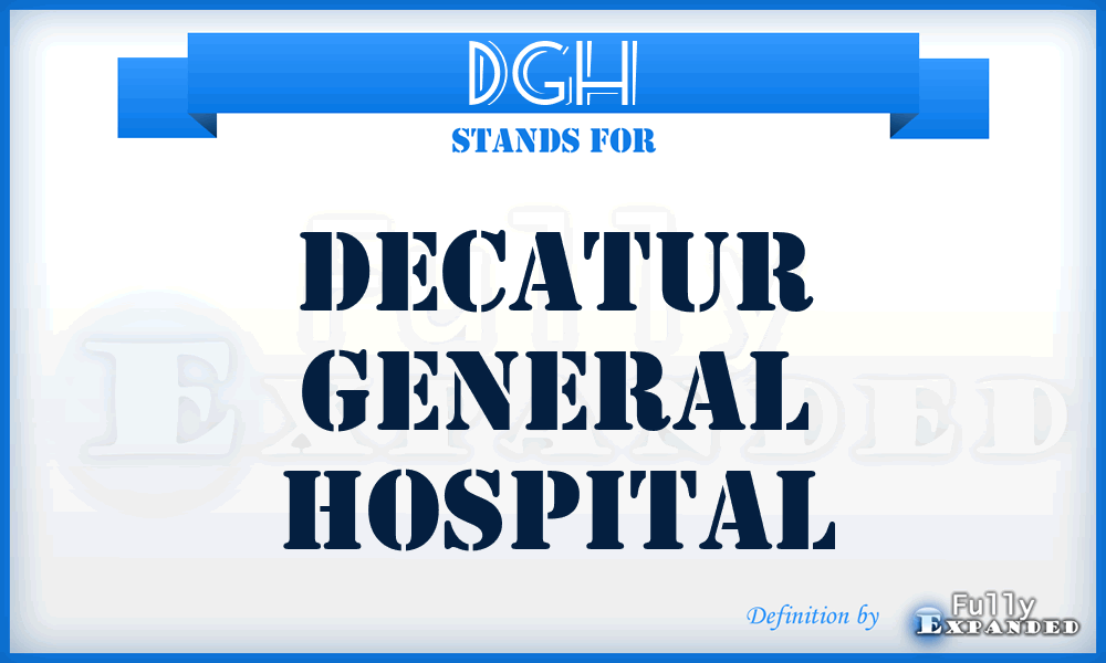 DGH - Decatur General Hospital