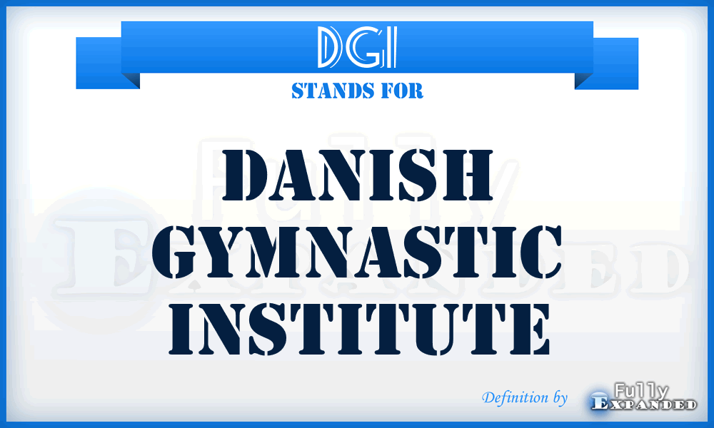 DGI - Danish Gymnastic Institute
