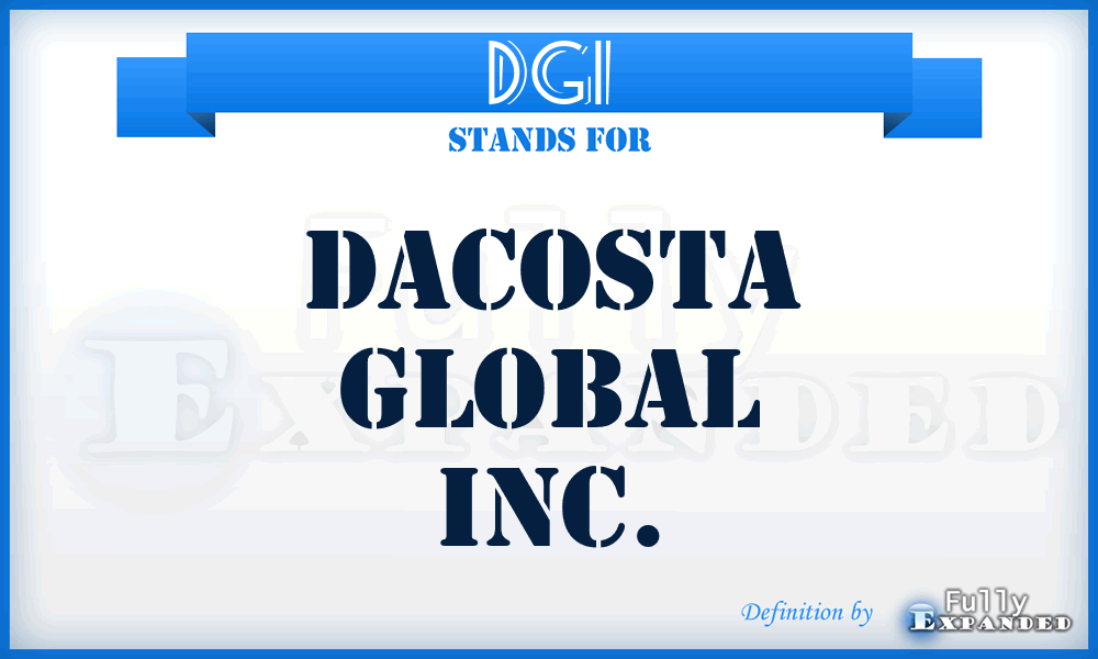 DGI - Dacosta Global Inc.
