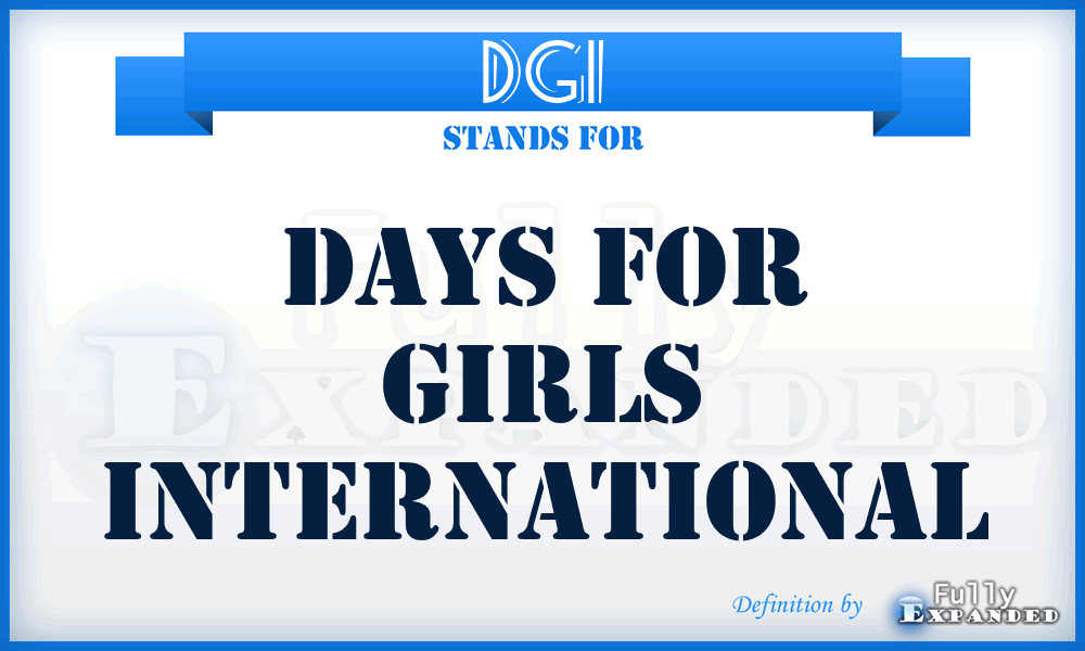 DGI - Days for Girls International