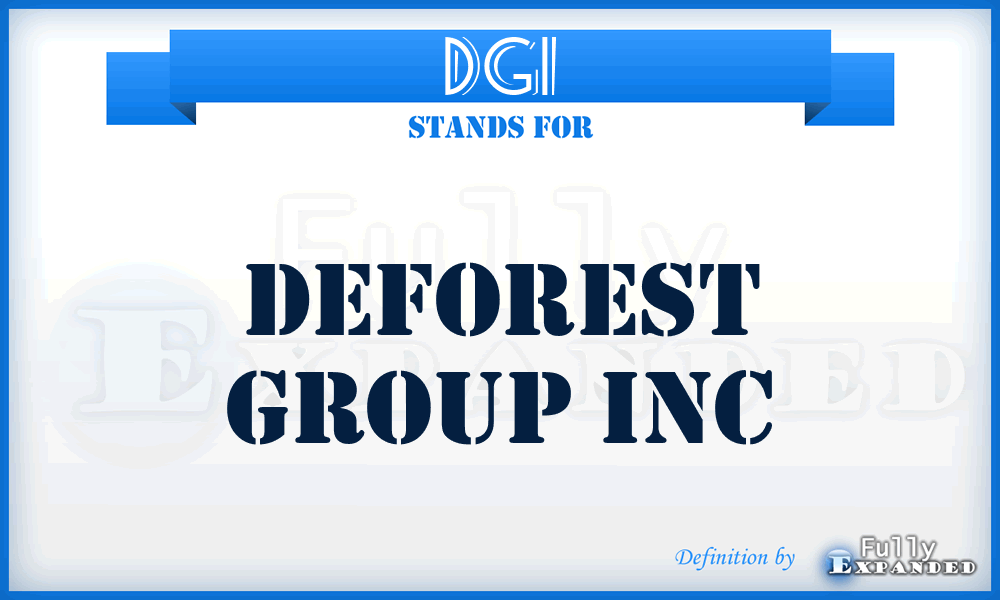 DGI - Deforest Group Inc