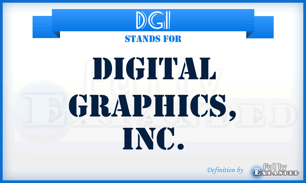 DGI - Digital Graphics, Inc.