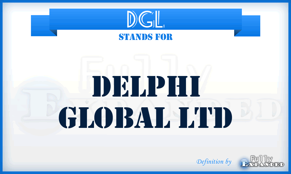 DGL - Delphi Global Ltd
