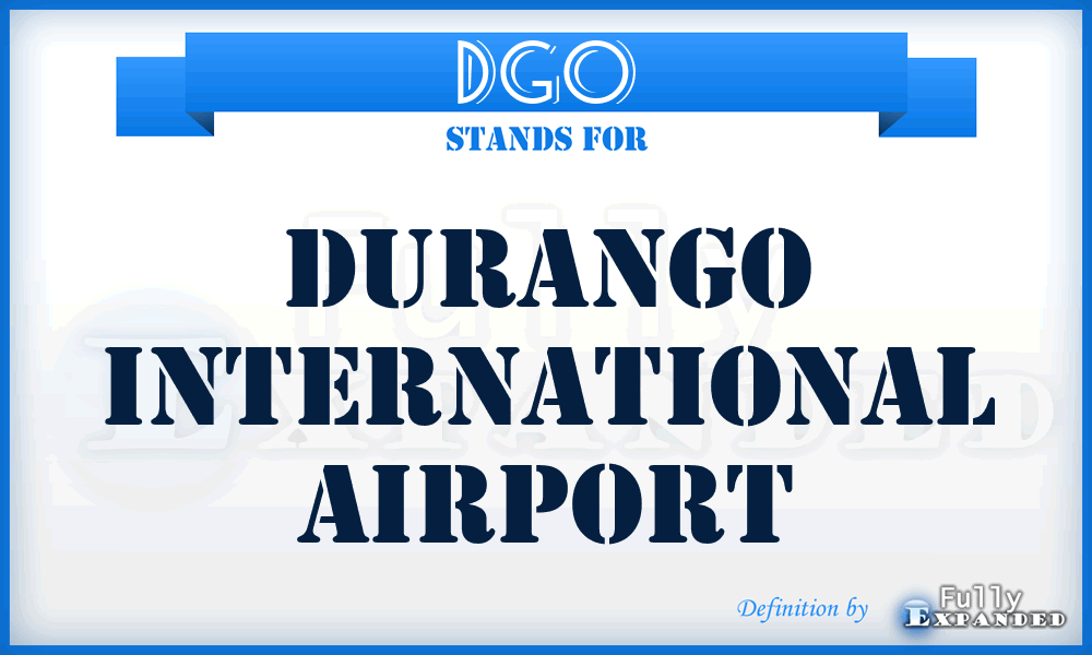 DGO - Durango International airport