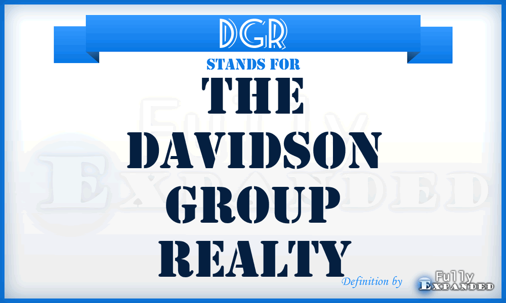 DGR - The Davidson Group Realty