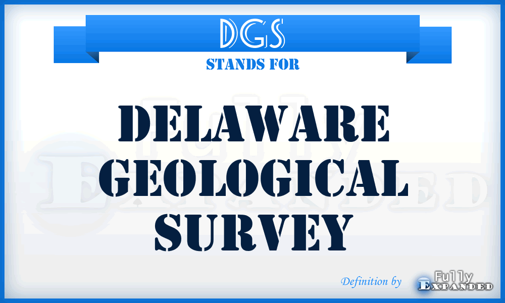 DGS - Delaware Geological Survey