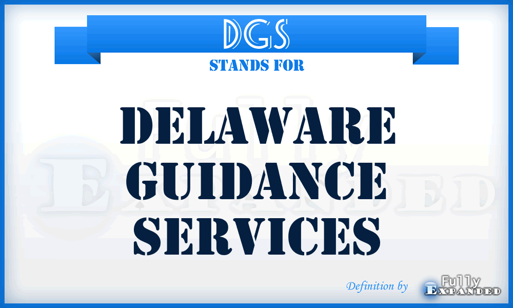 DGS - Delaware Guidance Services