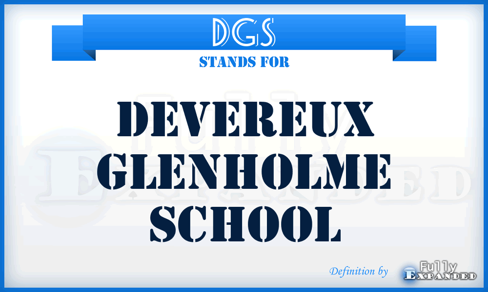 DGS - Devereux Glenholme School
