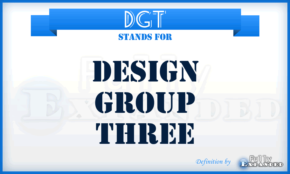 DGT - Design Group Three