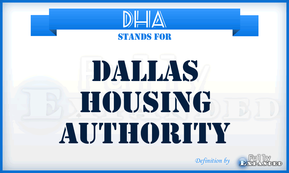 DHA - Dallas Housing Authority