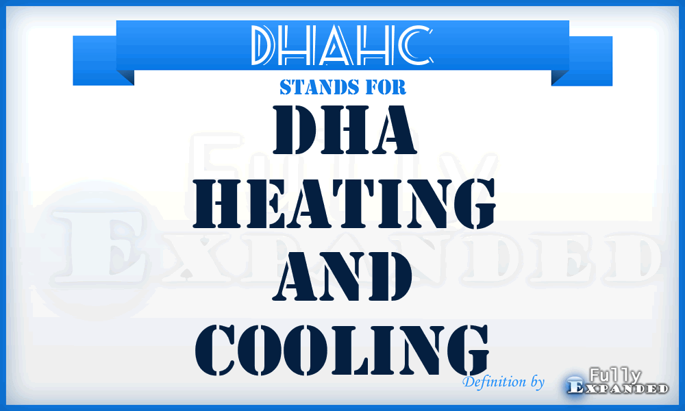 DHAHC - DHA Heating and Cooling