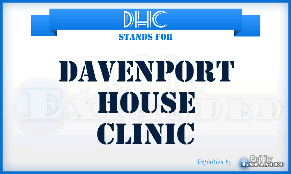 DHC - Davenport House Clinic