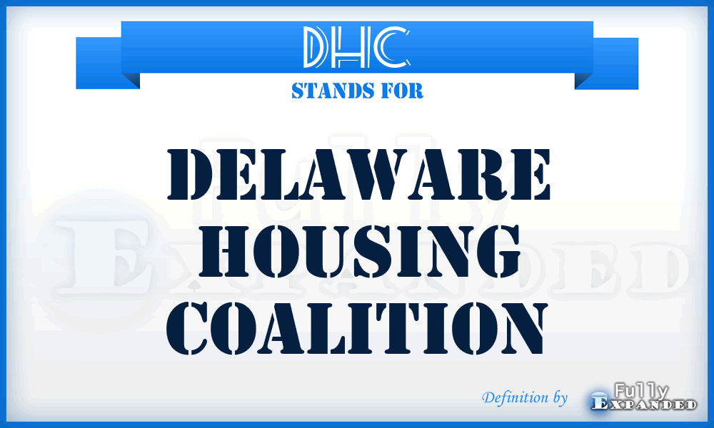DHC - Delaware Housing Coalition