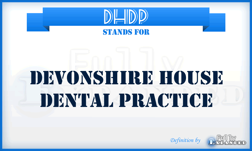 DHDP - Devonshire House Dental Practice