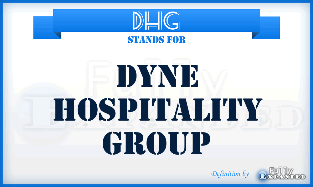 DHG - Dyne Hospitality Group