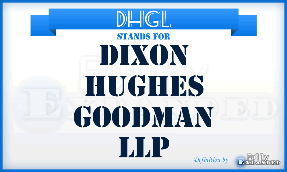 DHGL - Dixon Hughes Goodman LLP