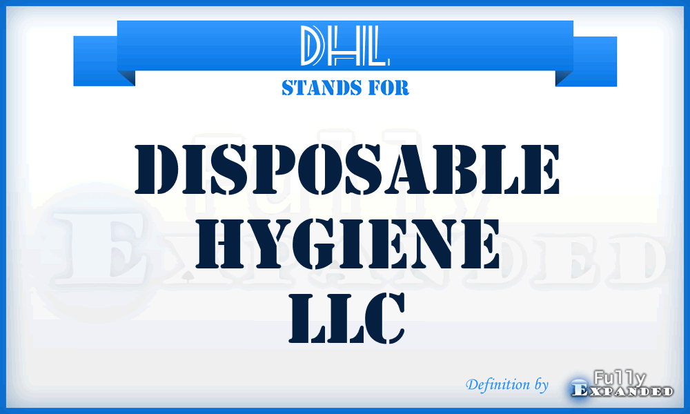 DHL - Disposable Hygiene LLC