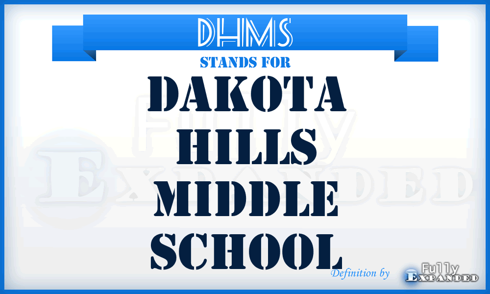 DHMS - Dakota Hills Middle School