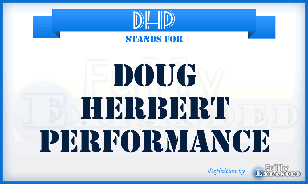 DHP - Doug Herbert Performance