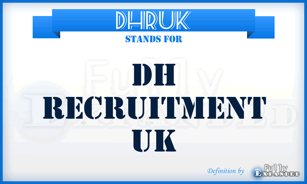 DHRUK - DH Recruitment UK