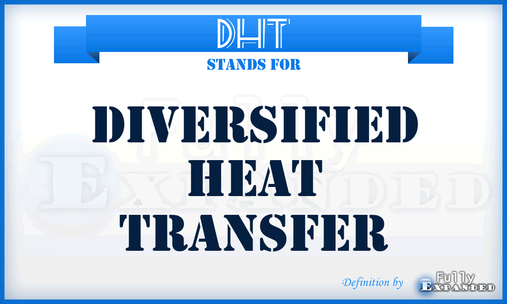 DHT - Diversified Heat Transfer