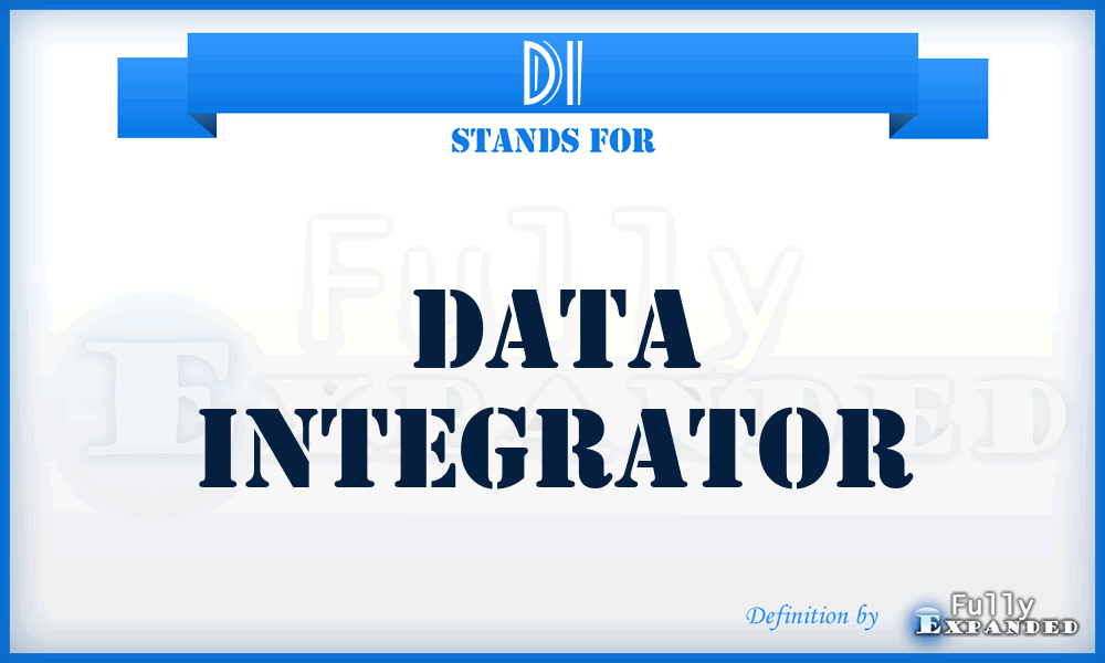 DI - Data Integrator