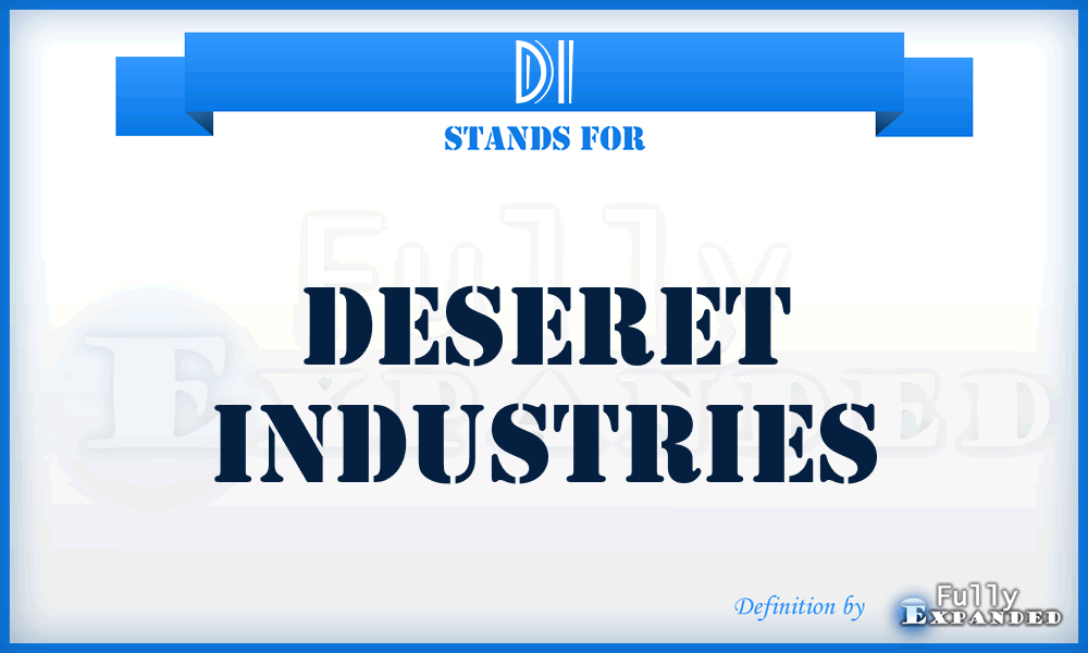 DI - Deseret Industries