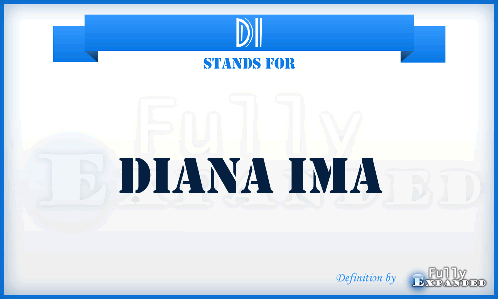 DI - Diana Ima
