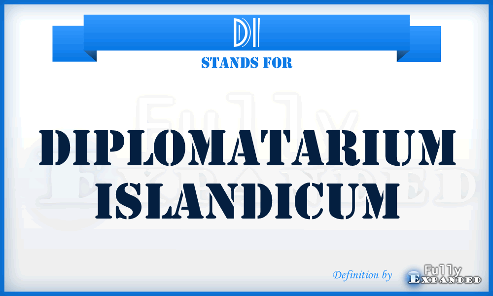 DI - Diplomatarium Islandicum