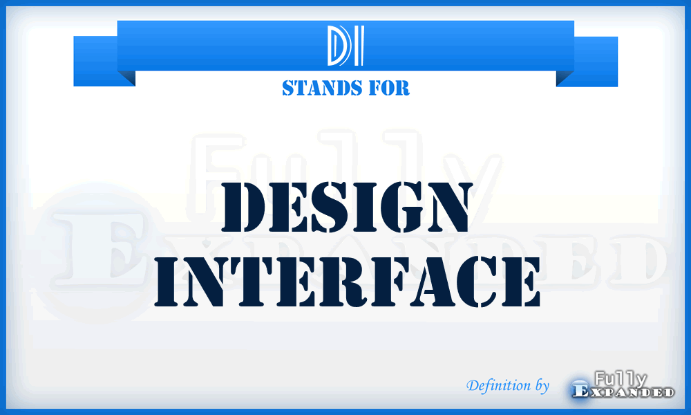 DI - design interface