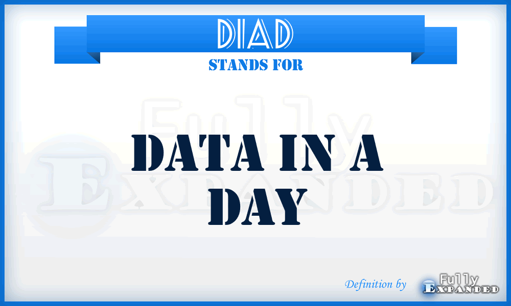 DIAD - Data In A Day