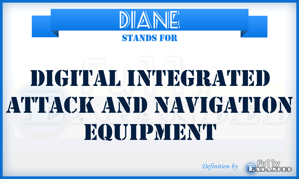 DIANE - digital integrated attack and navigation equipment