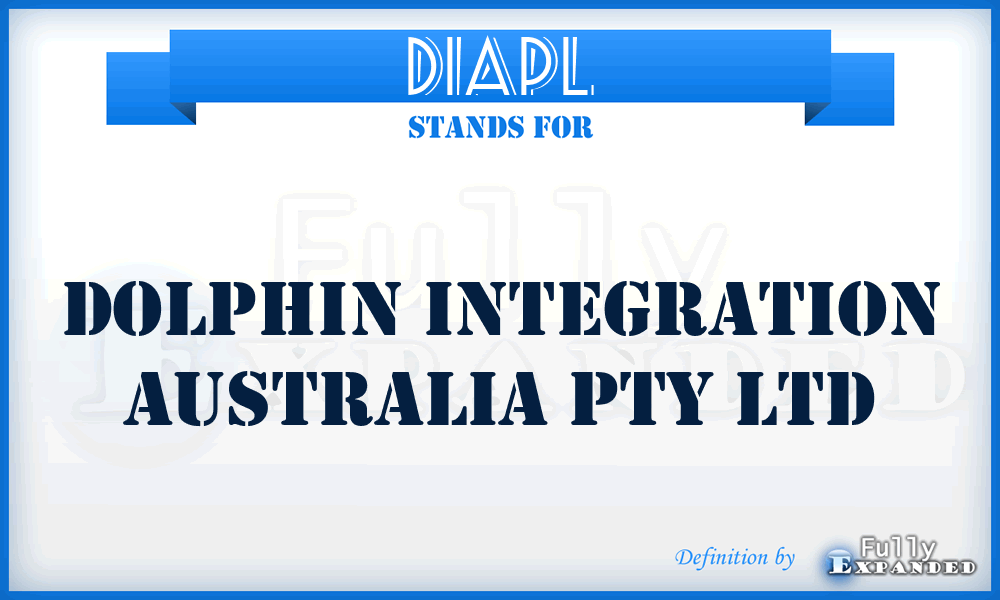 DIAPL - Dolphin Integration Australia Pty Ltd