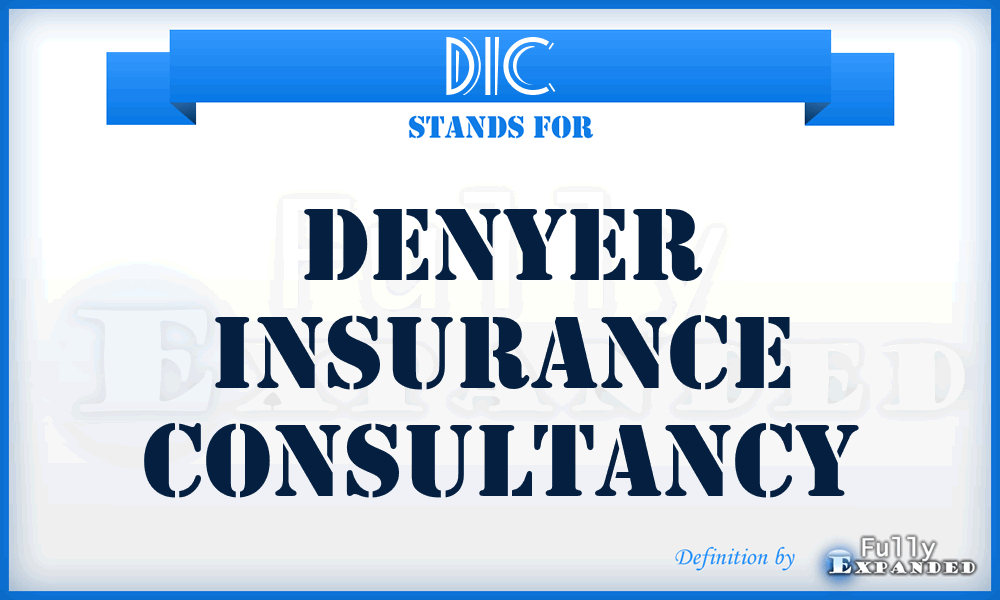 DIC - Denyer Insurance Consultancy