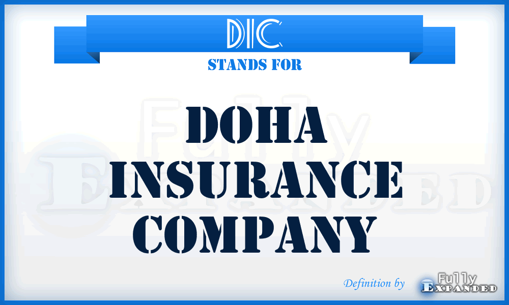 DIC - Doha Insurance Company