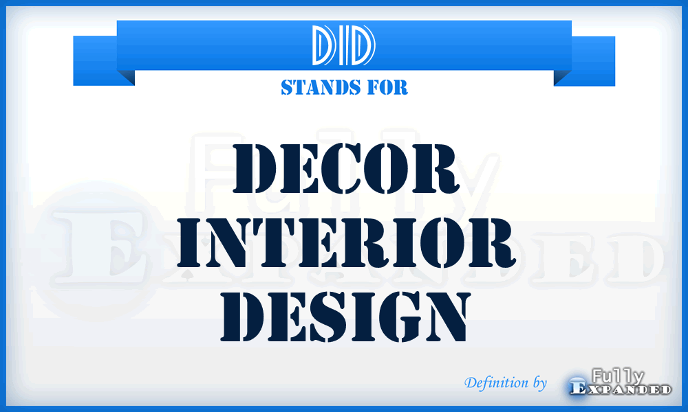 DID - Decor Interior Design