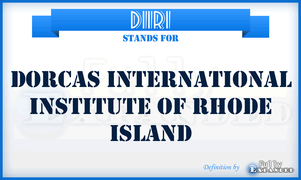 DIIRI - Dorcas International Institute of Rhode Island