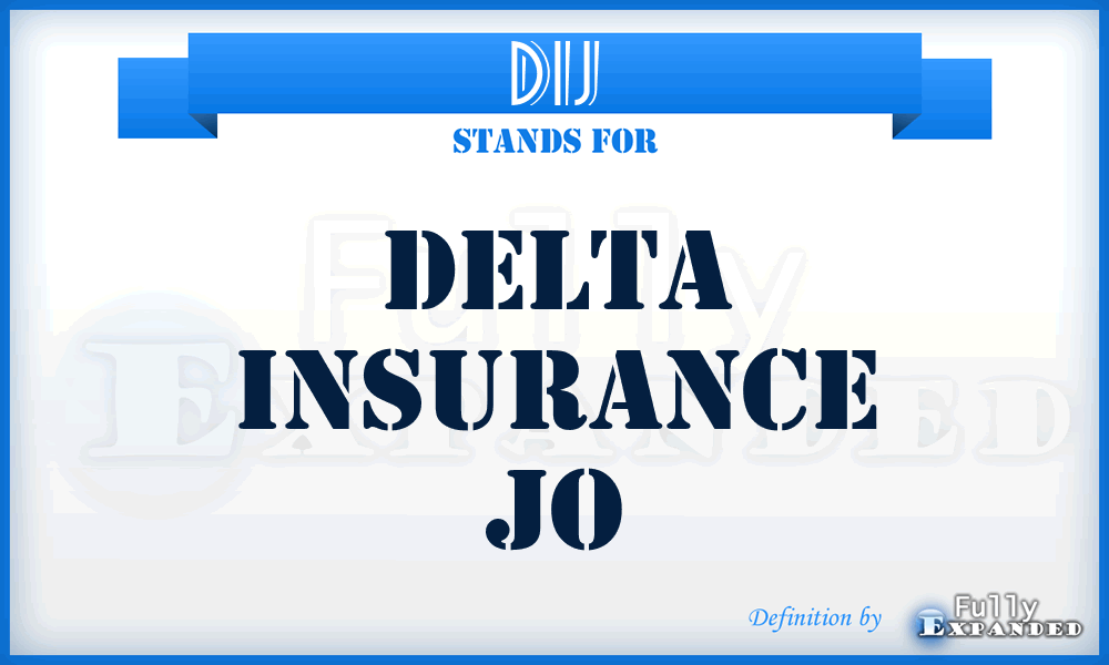 DIJ - Delta Insurance Jo