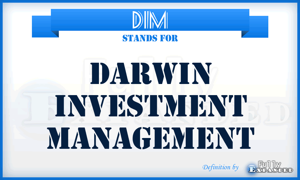DIM - Darwin Investment Management