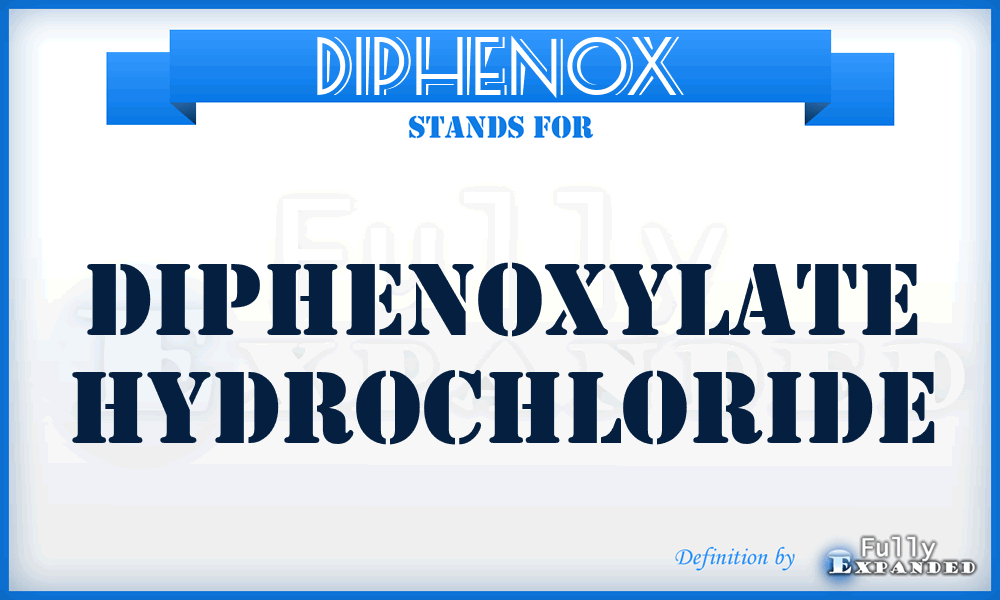 DIPHENOX - Diphenoxylate Hydrochloride