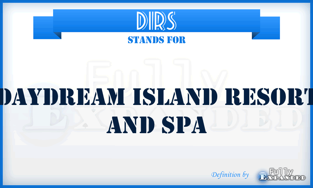 DIRS - Daydream Island Resort and Spa