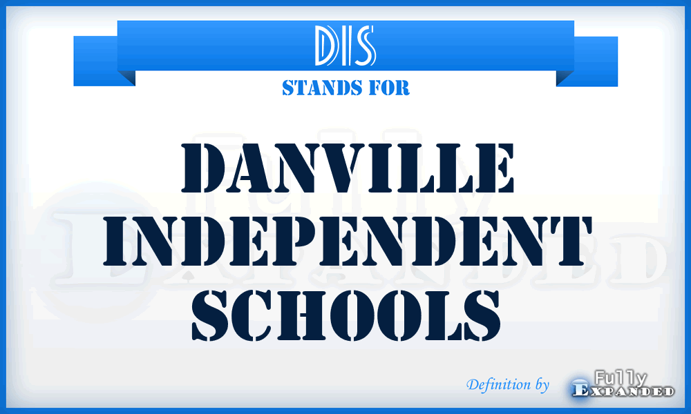 DIS - Danville Independent Schools